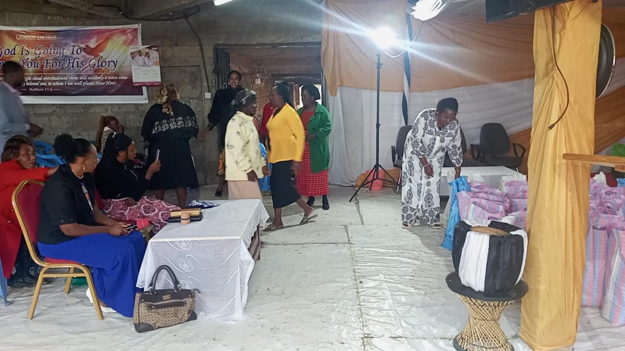 Here we shared Christmas cheer with needy families. Did distribution through the church